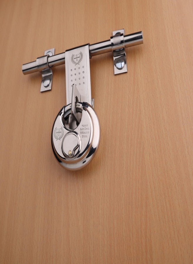 Harrison 70mm 12 Pin Round Padlock Pack of 2| Padlock, Padlocks, Locks for Home, Locks for Main Door - Image 2